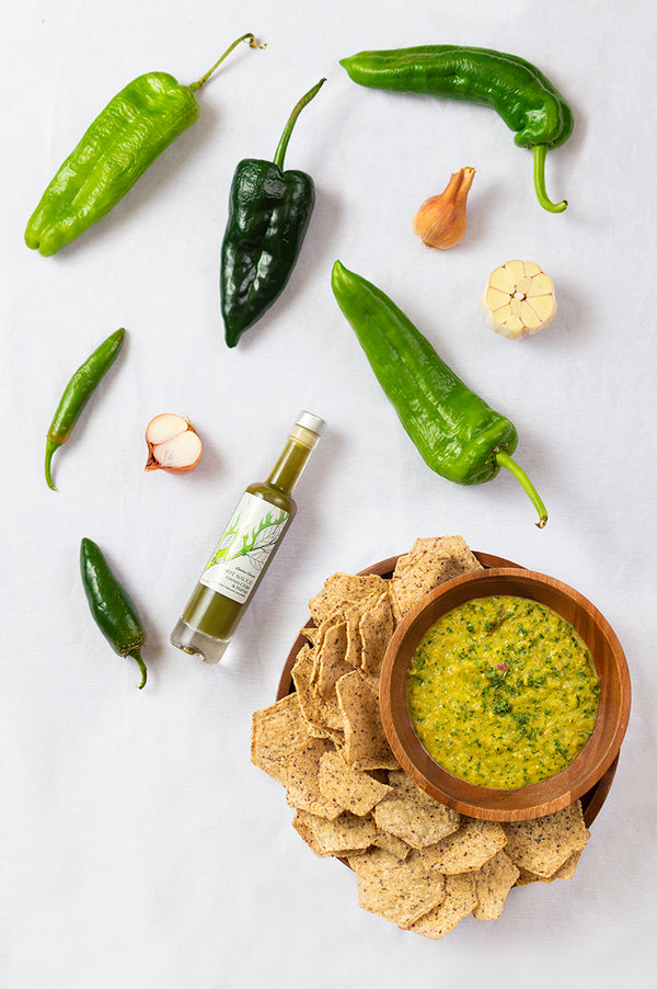 Ramp and Green Chile Salsa Verde Lindera Farms