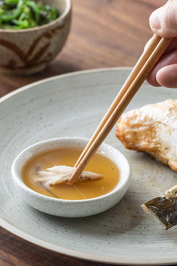 Hamachi Kama with Paw Paw Vinegar Sauce Lindera Farms