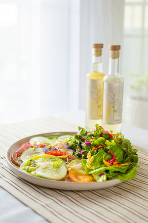 Heirloom Tomato Salad with Elderflower Vinaigrette