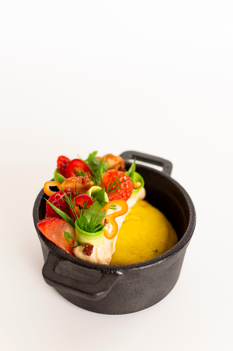 Savory Cornbread Muffins With Hot Sauce Frosting