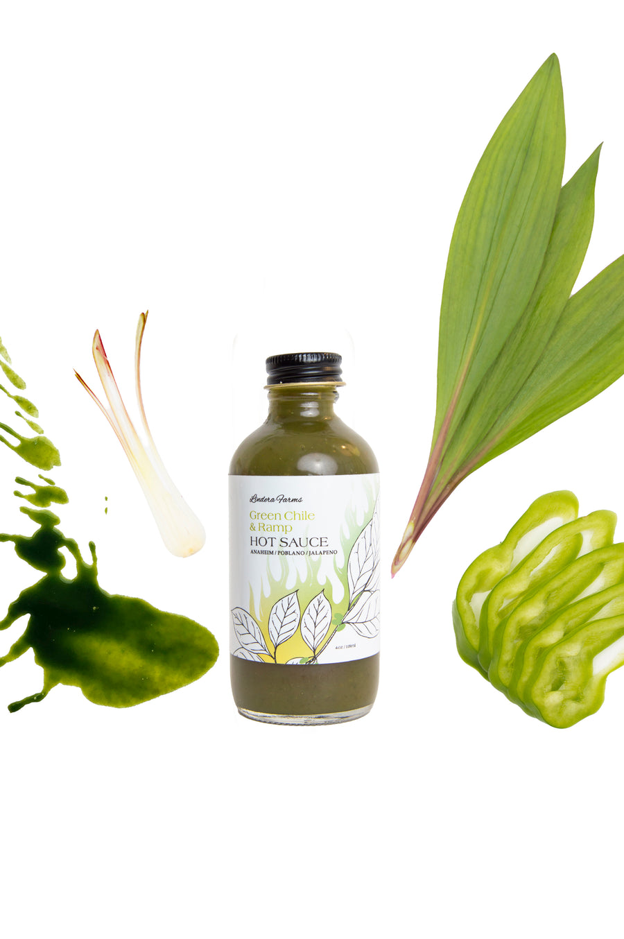 Ramp and Green Chile Hot Sauce