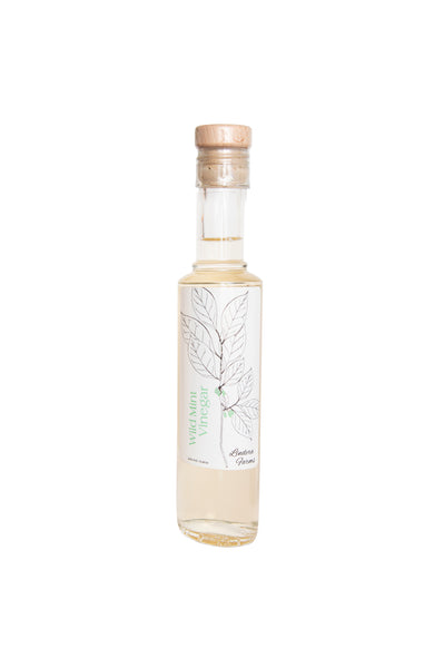 Wild Mint Vinegar • Herbaceous, Wild, Mint | Lindera Farms