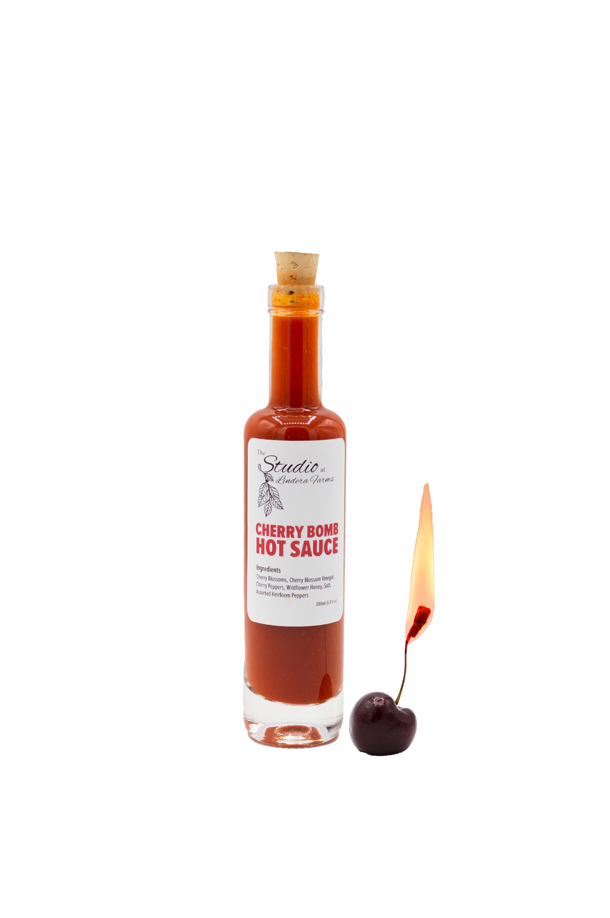 Cherry Bomb Hot Sauce - Lindera Farms